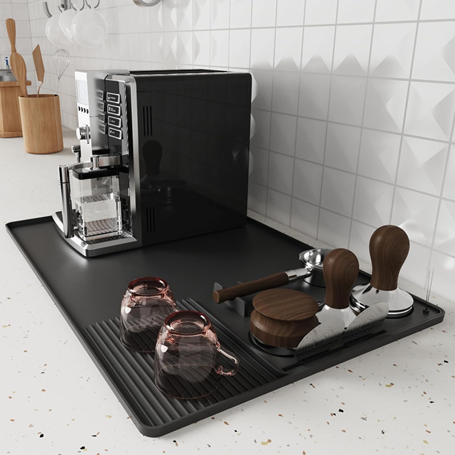 3-In-1 Silicone Coffee Mat Mul - đánh giá và giá Bar Mat Rubber